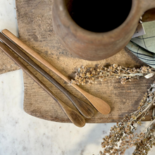 Load image into Gallery viewer, Vintage Wooden French Jam Spoons