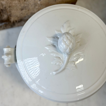 Load image into Gallery viewer, Antique French Lidded Ironstone Tureen
