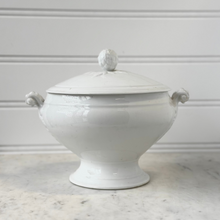 Load image into Gallery viewer, Antique French Lidded Ironstone Tureen