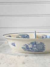 Load image into Gallery viewer, Rare Antique French Blue & White Divided Serving Dish