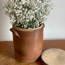 Load image into Gallery viewer, Antique French Earthenware Pot with Lid