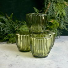 Load image into Gallery viewer, Green Glass Votive