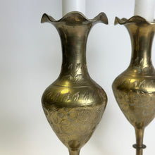 Load image into Gallery viewer, Vintage Brass Candleholders/Vases