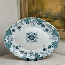 Load image into Gallery viewer, Green Transferware Platter