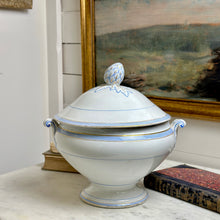 Load image into Gallery viewer, Antique French Tureen (Blue/White)