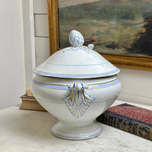 Load image into Gallery viewer, Antique French Tureen (Blue/White)