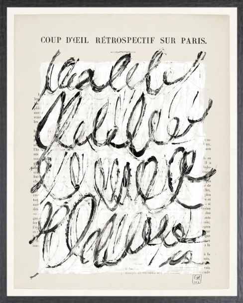Parisienne Page III Print