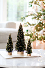 Load image into Gallery viewer, Gold Glittered Vintage Style Tree
