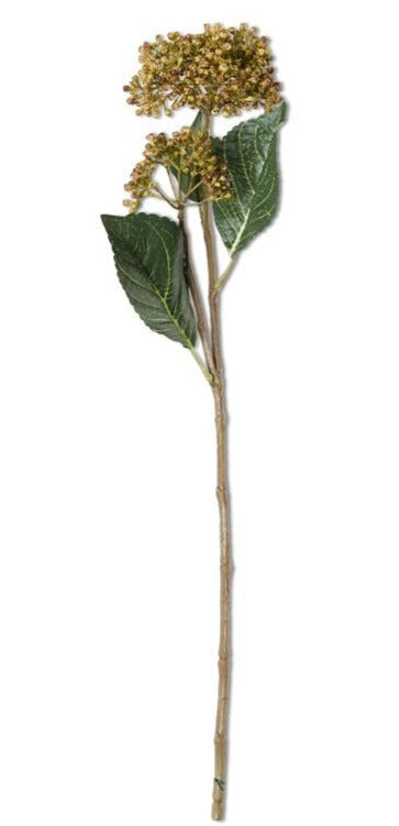 Faux Natural Hydrangea Buds Stem