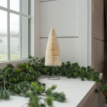 Load image into Gallery viewer, Cream Wire Base Bottle Brush Tree
