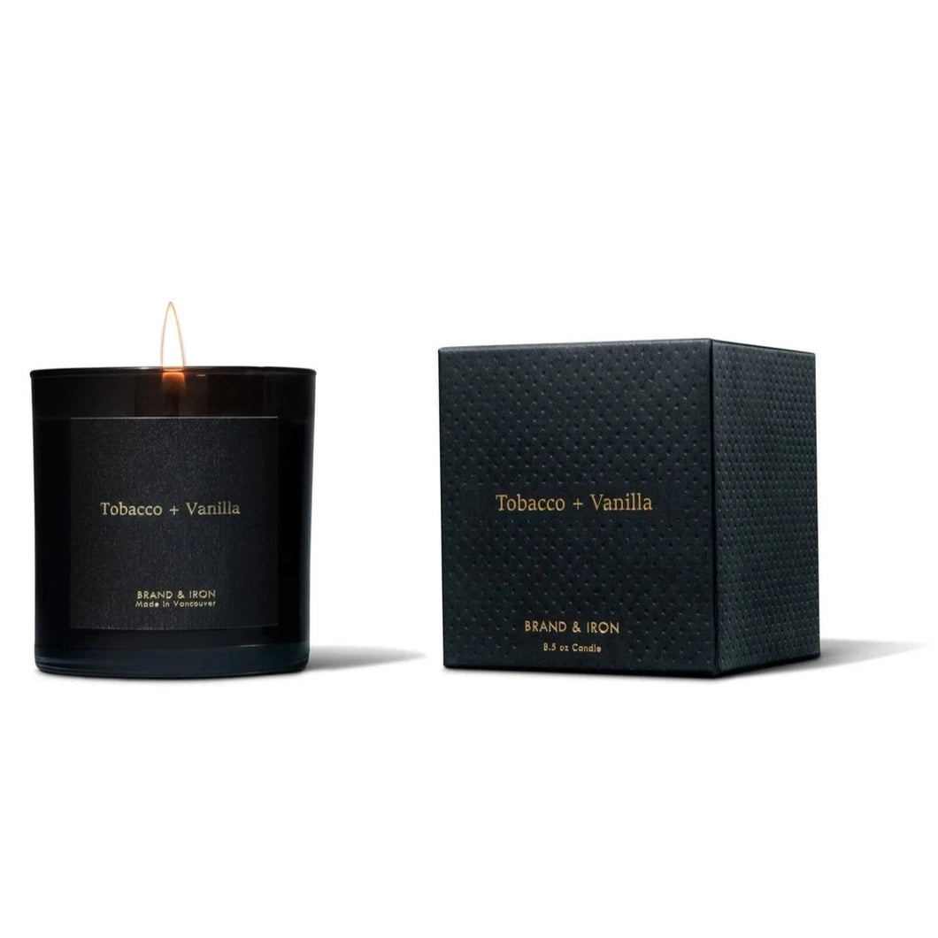 Brand & Iron Tobacco + Vanilla Candle