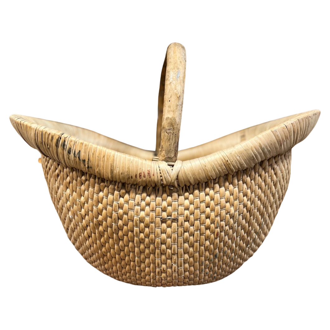 Vintage Chinese Harvesting Basket