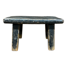 Load image into Gallery viewer, Vintage Weathered Back Small Stool
