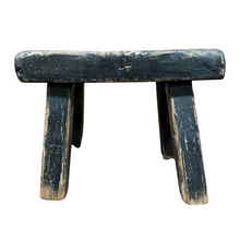 Load image into Gallery viewer, Vintage Weathered Back Small Stool
