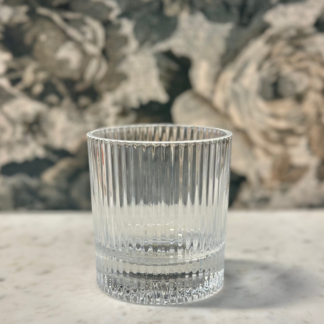 Vertical Optic Old Fashioned Glass