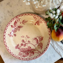 Load image into Gallery viewer, Antique French Gien “Terre de Fer” Transferware Plate
