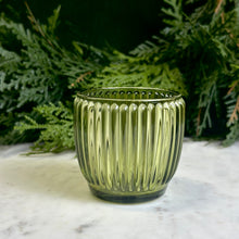 Load image into Gallery viewer, Green Glass Votive
