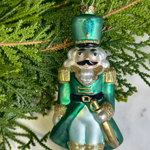 Load image into Gallery viewer, Glass Nutcracker Ornament
