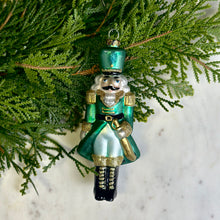 Load image into Gallery viewer, Glass Nutcracker Ornament
