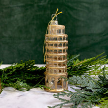 Load image into Gallery viewer, Leaning Tower of Pisa Glass Ornament
