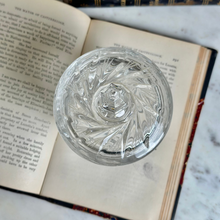 Load image into Gallery viewer, Vintage Cut Glass Pedestal Sugar Bowl
