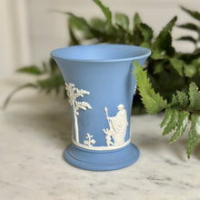 Load image into Gallery viewer, Small Blue Wedgewood Jasperware Vase
