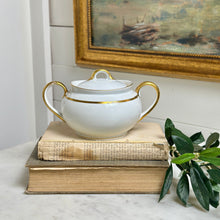 Load image into Gallery viewer, Vintage Japanese Gold Rim Creamer + Sugar Bowl
