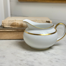 Load image into Gallery viewer, Vintage Japanese Gold Rim Creamer + Sugar Bowl
