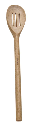 Beechwood Slotted Spoon 14