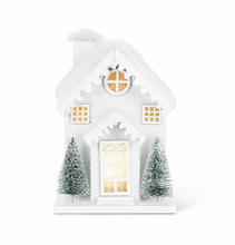 Load image into Gallery viewer, Small Snowy LED House (Two Styles)
