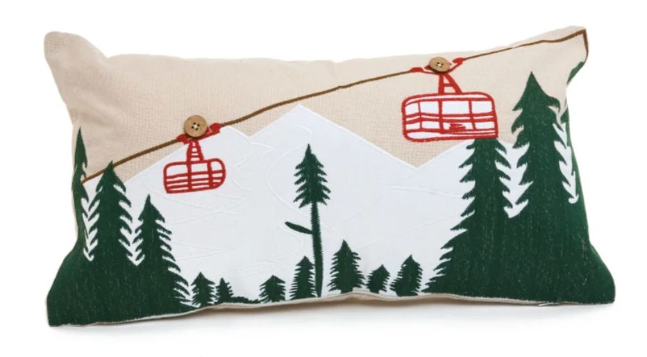 Gondola Winter Pillow