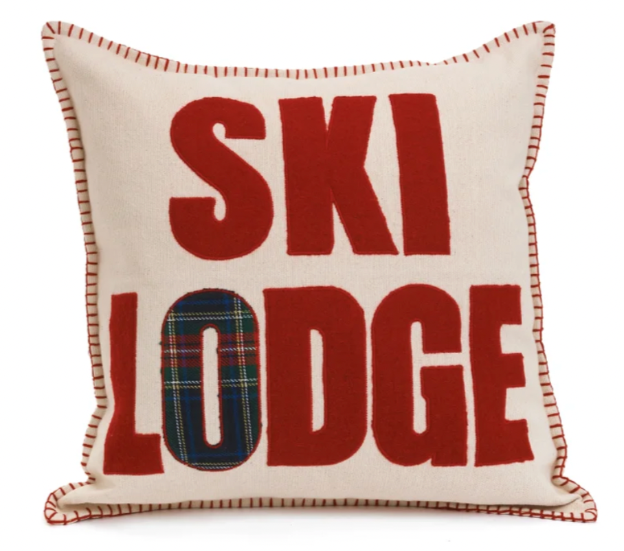 Tartan Ski Lodge Pillow