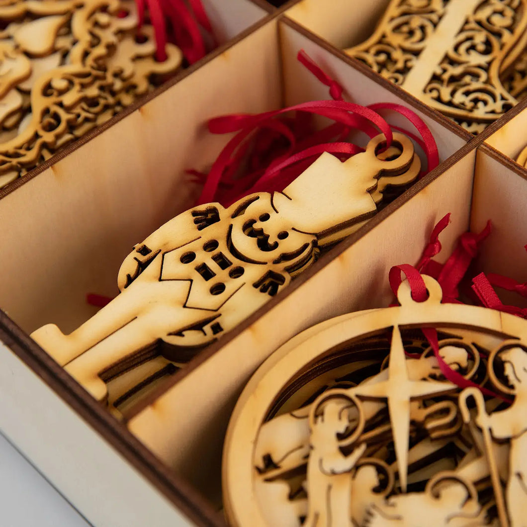 Nutcracker Wood Ornament