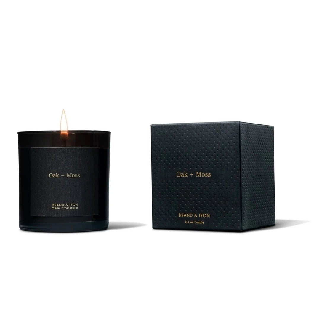 Brand & Iron Oak + Moss Candle