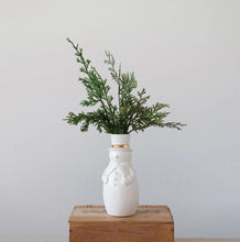 Load image into Gallery viewer, Stoneware Snowman Vase
