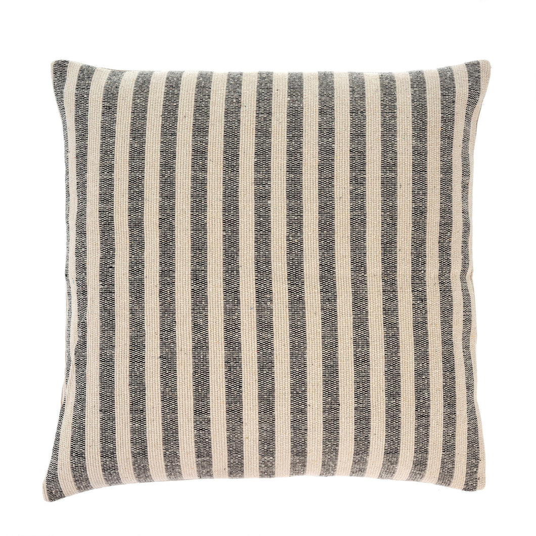 Ingram Charcoal Stripe Pillow