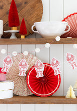 Load image into Gallery viewer, Santa Banner and Felt Circle Banner Set
