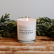 Load image into Gallery viewer, Hot Cocoa + Peppermint Soy Candle
