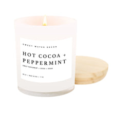 Load image into Gallery viewer, Hot Cocoa + Peppermint Soy Candle
