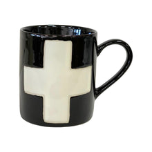 Load image into Gallery viewer, Stoneware Mug with Swiss Cross
