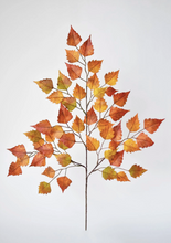 Load image into Gallery viewer, Faux Birch Leaf Stem II
