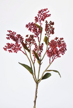 Load image into Gallery viewer, Faux Burgundy Sedum Berry Stem

