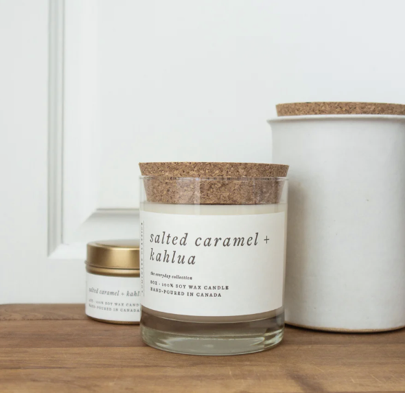 Salted Caramel + Kahlua Candle