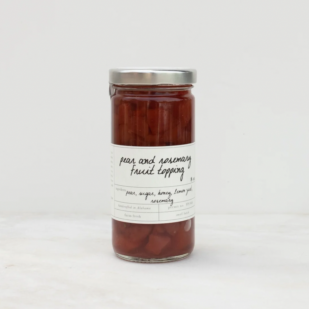 Pear & Rosemary Preserves
