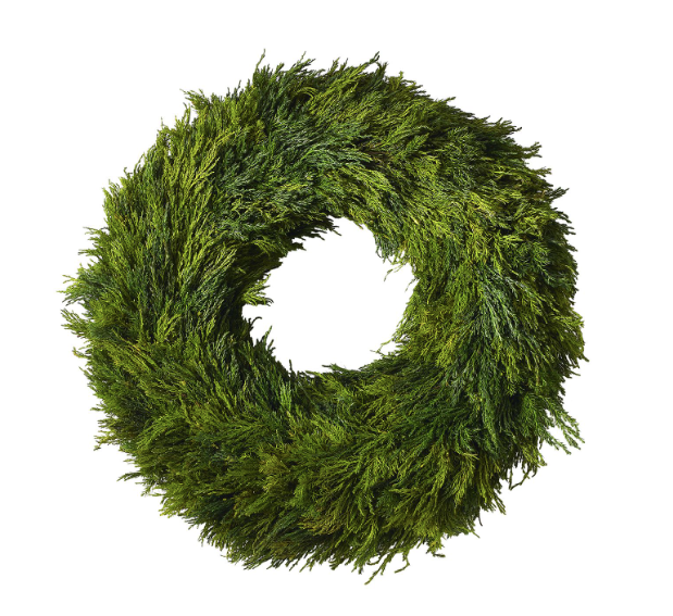 Preserved Cypress Wreath