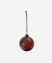 Load image into Gallery viewer, Burgundy Star Ornament
