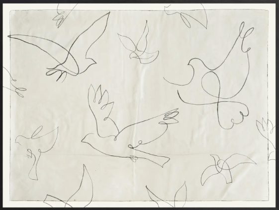 Gestured Flight Print