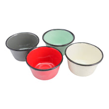 Load image into Gallery viewer, Mini Enamel Bowls (Set of 4)
