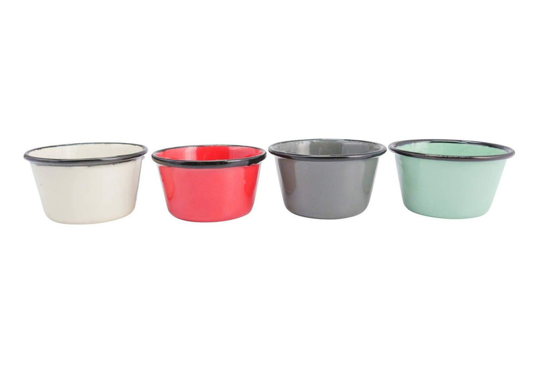 Mini Enamel Bowls (Set of 4)