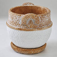 Load image into Gallery viewer, Cement Rope Round Planter
